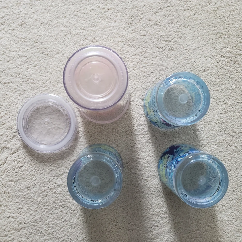 Lilly Pulitzer Set of Acrylic Tumbler and Drinking Cups